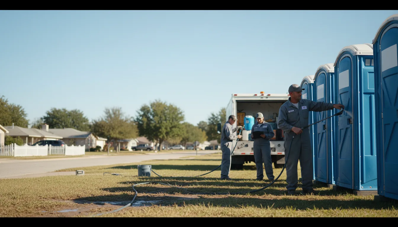 Long-Term Portable Toilet Rental in Onalaska, TX near me